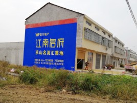 三原农村墙体广告在不同形式上面展现的不同特色