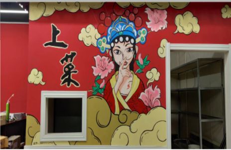 三原墙体彩绘的发展和应用