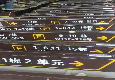 三原广告标识中，常见的几种安装方式。