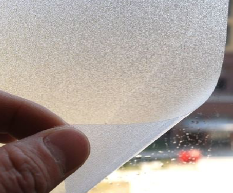 三原玻璃门外面粘广告用什么材料好？